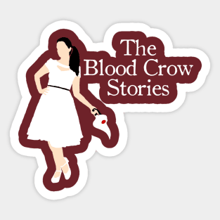 Official Blood Crow Stories Logo T-shirt Sticker